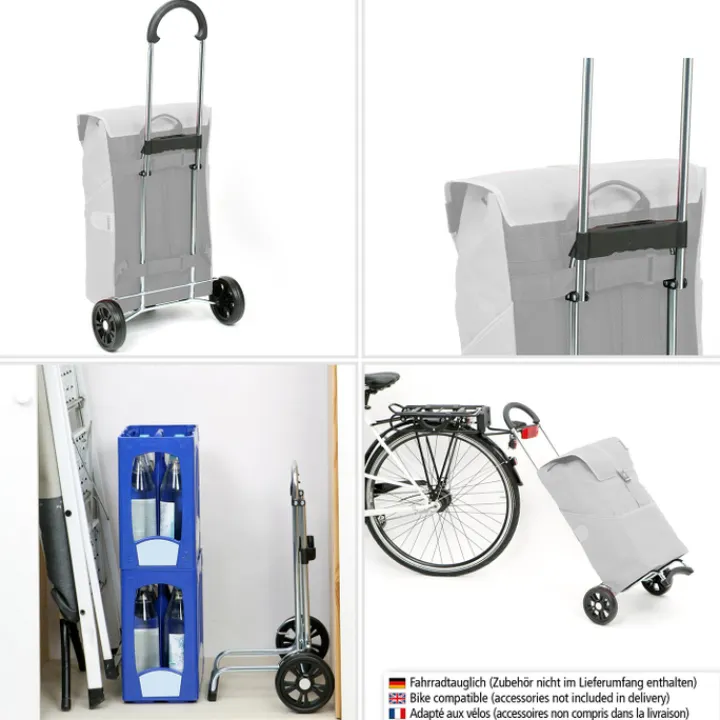 Boodschappen Trolleys|Reistrolleys>Andersen Scala Shopper Jella red