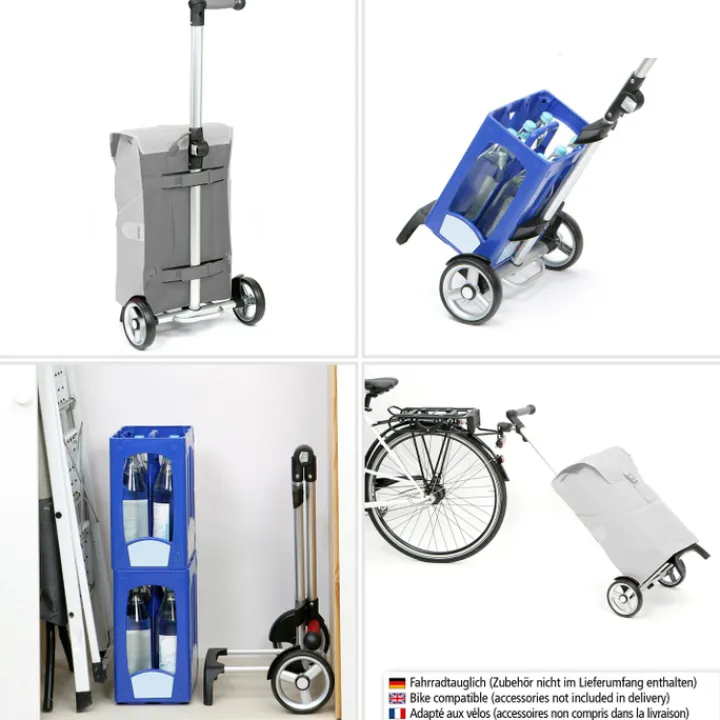 Boodschappen Trolleys|Reistrolleys>Andersen Unus Shopper Fun Tyra leo
