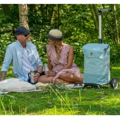 Boodschappen Trolleys|Reistrolleys>Andersen Unus Shopper Fun Tilde red