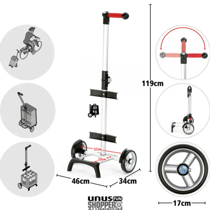 Boodschappen Trolleys|Reistrolleys>Andersen Unus Shopper Fun Ipek Ma sage