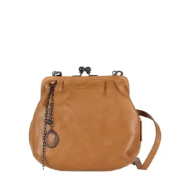 Crossbody|Clutches>Aunts & Uncles Grandma's Luxury Club Mrs. Fortune Cookie Crossover Bag caramel