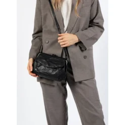Crossbody|Clutches>Aunts & Uncles Grandma's Luxury Club Mrs. Madeline Crossbody black smoke