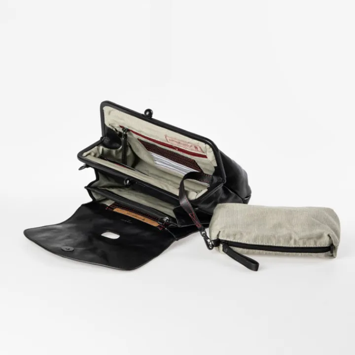 Crossbody|Clutches>Aunts & Uncles Grandma's Luxury Club Mrs. Madeline Crossbody black smoke