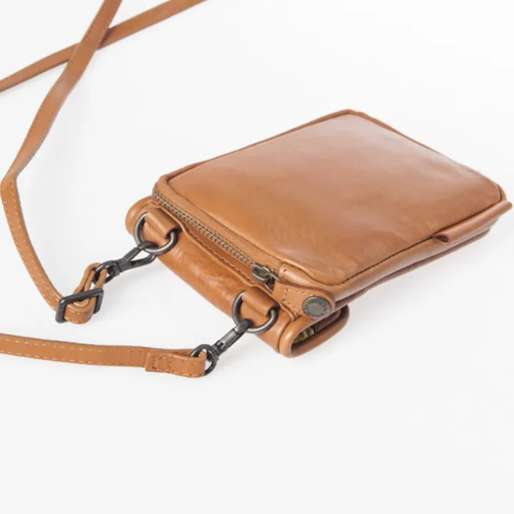 Telefoontasjes|Damestassen>Aunts & Uncles Jamies Orchard Cloudberry Phone Bag cognac