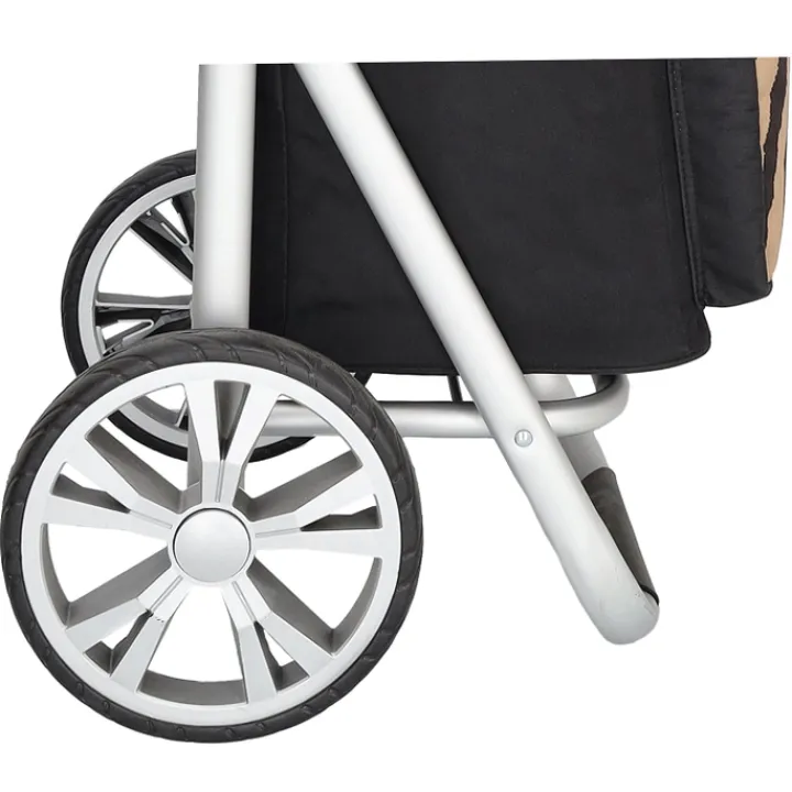 Boodschappen Trolleys|Reistrolleys>Beagles Alberic Shopping Trolley zebra brown