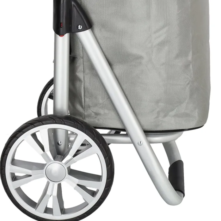 Boodschappen Trolleys|Reistrolleys>Beagles Alberic Shopping Trolley silver