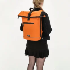 Heren Rugzakken|Dames Rugzakken>Beagles Originals Rolltop Rugtas Waterproof 15.6" oranje