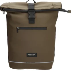 Heren Rugzakken|Schoolrugzak>Beagles Originals Rolltop Rugtas Waterproof 15.6" olijf groen