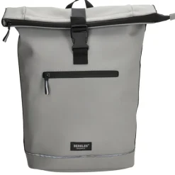 Heren Rugzakken|Dames Rugzakken>Beagles Originals Rolltop Rugtas Waterproof 15.6" licht grijs