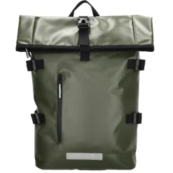 Heren Rugzakken|Dames Rugzakken>Beagles Originals Tokyo Rolltop Rugtas Waterproof 15,6" olijfgroen