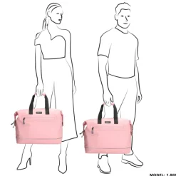 Heren Reistassen|Dames Reistassen>Beagles Originals Weekendtas Reistas Waterproof roze
