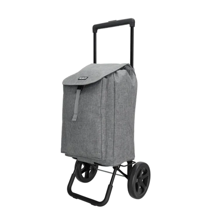 Boodschappen Trolleys|Reistrolleys>Beagles Shop & Go Cartease Boodschappentrolley donkergrijs