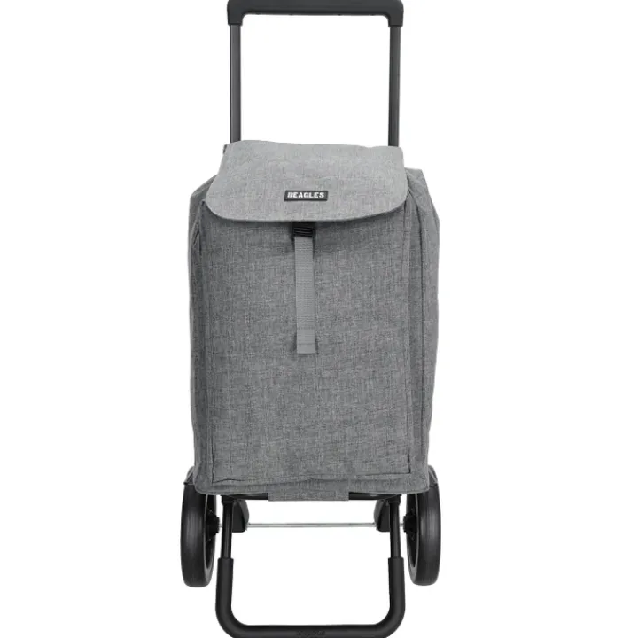 Boodschappen Trolleys|Reistrolleys>Beagles Shop & Go Cartease Boodschappentrolley donkergrijs