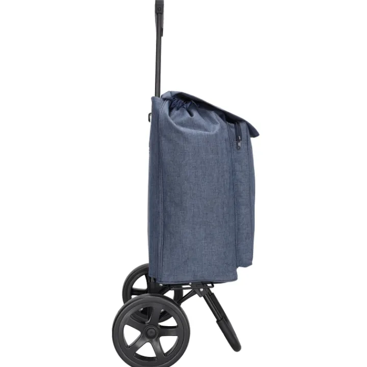 Boodschappen Trolleys|Reistrolleys>Beagles Shop & Go Cartease Boodschappentrolley blauw