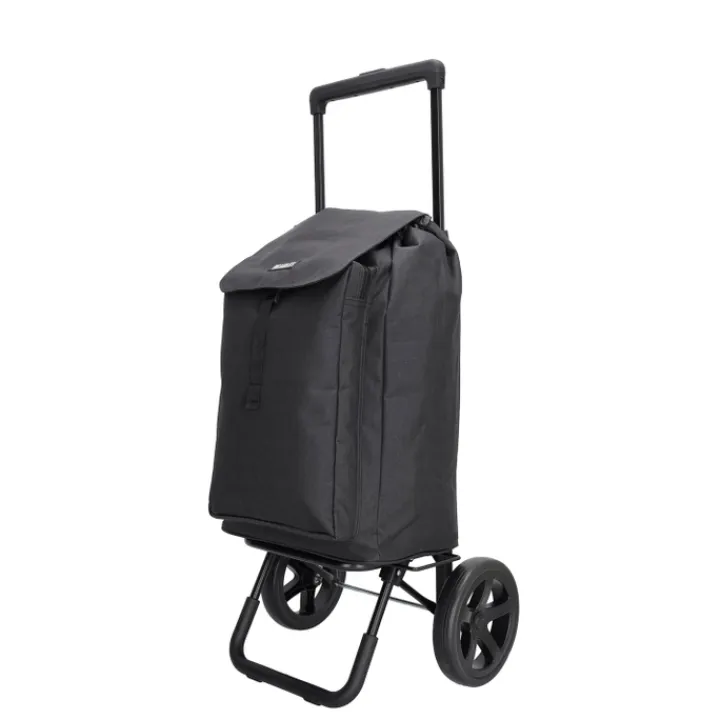 Boodschappen Trolleys|Reistrolleys>Beagles Shop & Go Cartease Boodschappentrolley zwart