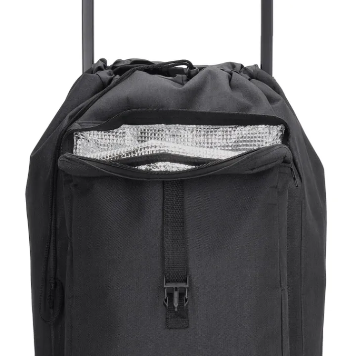 Boodschappen Trolleys|Reistrolleys>Beagles Shop & Go Cartease Boodschappentrolley zwart