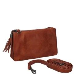Clutches|Damestassen>Bear Design Callisto Pelle Alessia Clutch cognac