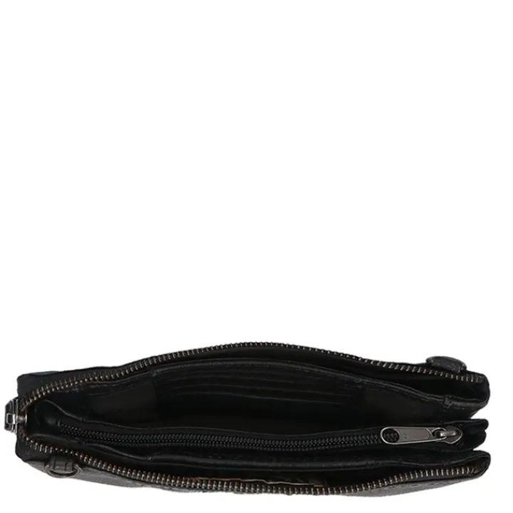 Damestassen|Clutches>Bear Design Callisto Pelle Clutch zwart