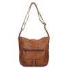 Schoudertassen|Damestassen>Bear Design Cow Lavato Dames Schoudertas cognac