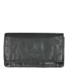 Rfid Portemonnees|Grote Portemonnees>Bear Design Cow Lavato Dames Portemonnee 12cc black2