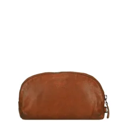 Make-Up Tasjes>Bear Design Cow Lavato Make-Up Tasje cognac