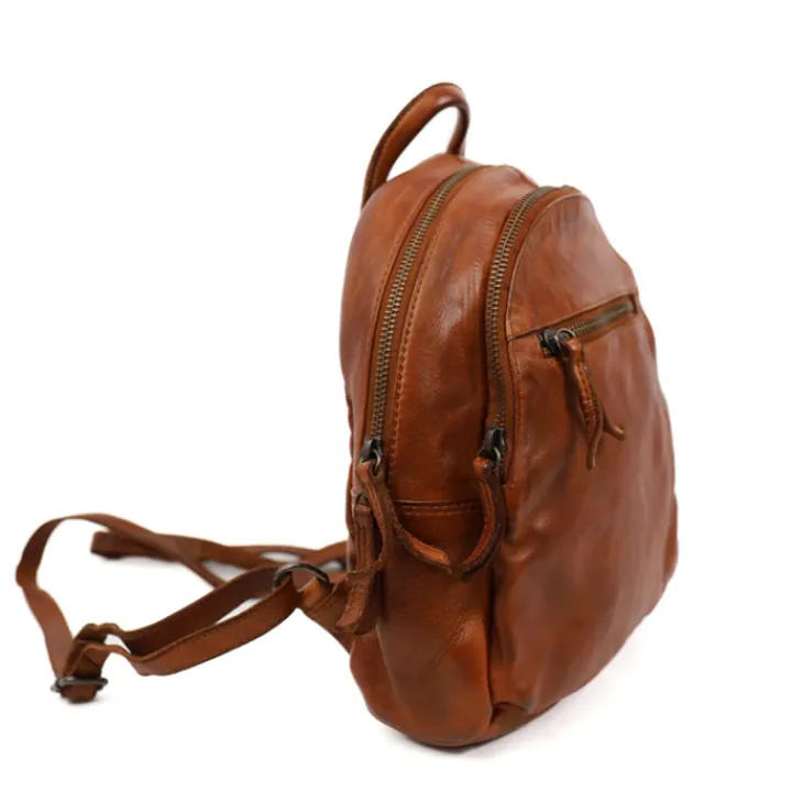 Mini Rugzakken|Kleine Rugzakken>Bear Design Kim Backpack cognac
