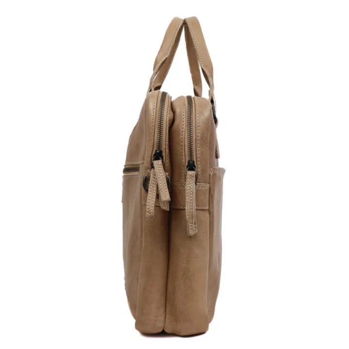 15.6 Inch Laptoptassen|Laptop Schoudertassen>Bear Design Leandro Laptopbag baltic beige