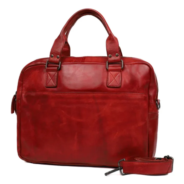 15.6 Inch Laptoptassen|Laptop Schoudertassen>Bear Design Leandro Laptopbag red