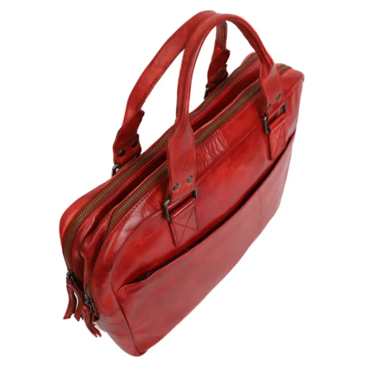 15.6 Inch Laptoptassen|Laptop Schoudertassen>Bear Design Leandro Laptopbag red