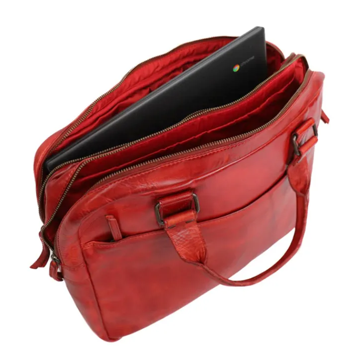 15.6 Inch Laptoptassen|Laptop Schoudertassen>Bear Design Leandro Laptopbag red