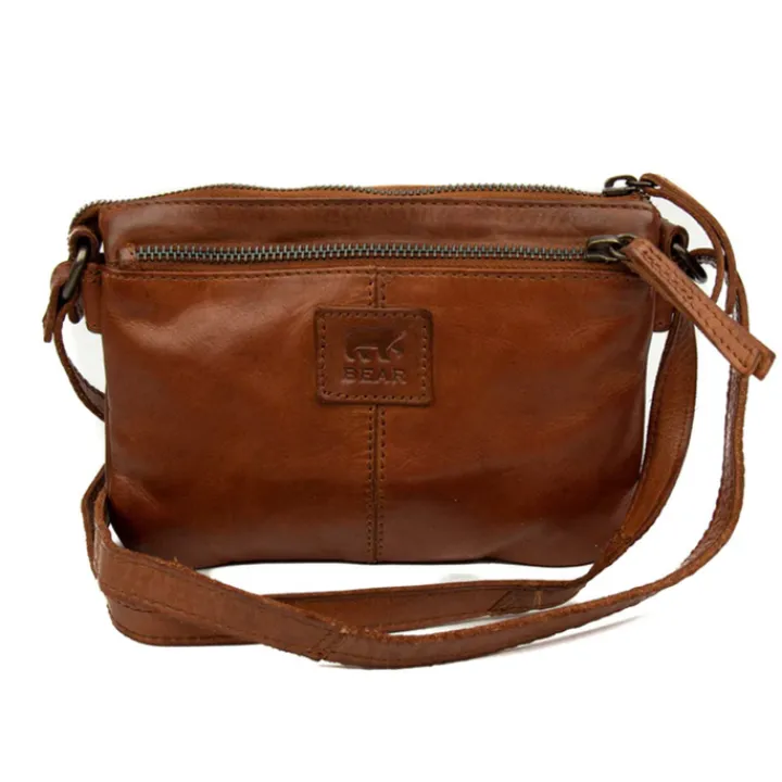 Schoudertassen|Herentassen>Bear Design Maithe Shoulderbag cognac
