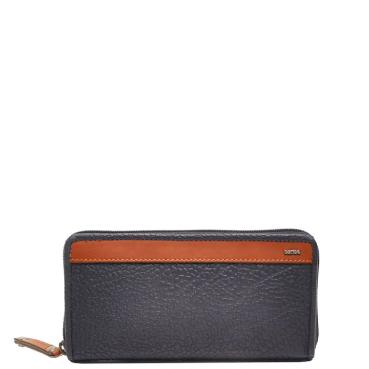 Grote Portemonnees|Leren Portemonnees>Berba Chamonix Large Wallet navy