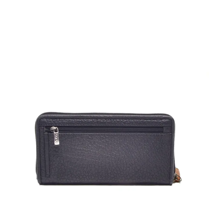 Grote Portemonnees|Leren Portemonnees>Berba Chamonix Large Wallet navy