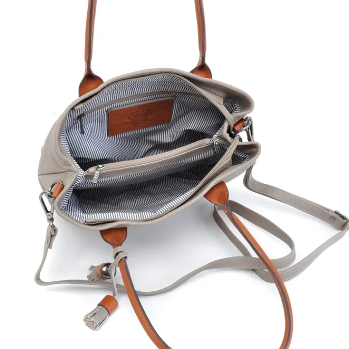 Shoppers|Damestassen>Berba Chamonix Shopper Ladies Bag dust