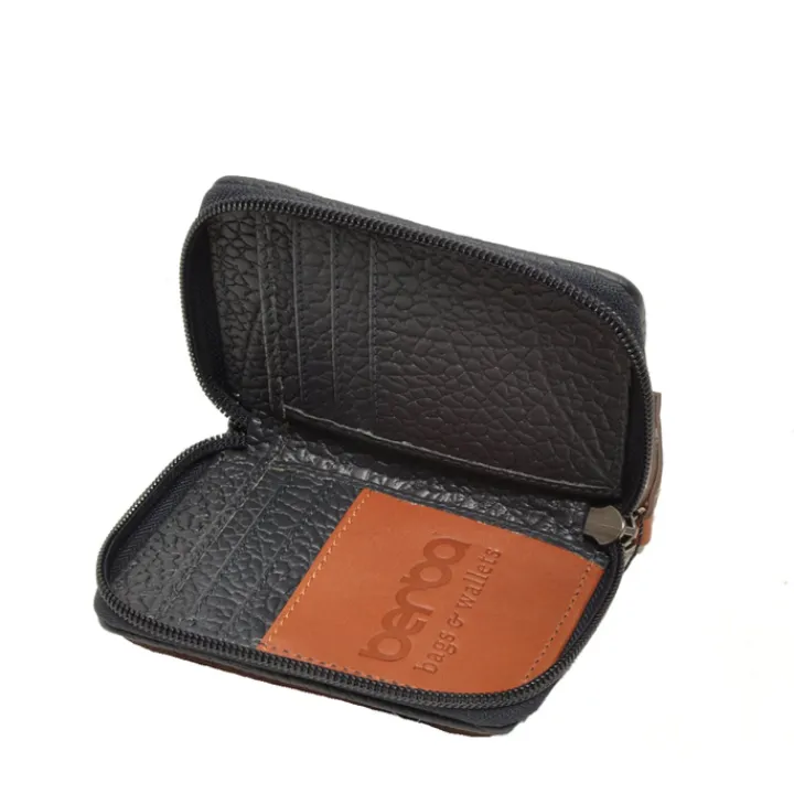 Kleine Portemonnees|Leren Portemonnees>Berba Chamonix Wallet black