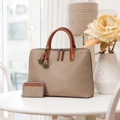 Kleine Portemonnees|Leren Portemonnees>Berba Chamonix Wallet dust