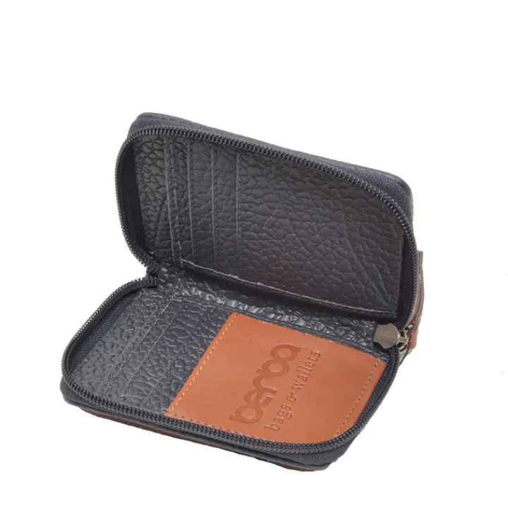 Kleine Portemonnees|Leren Portemonnees>Berba Chamonix Wallet navy
