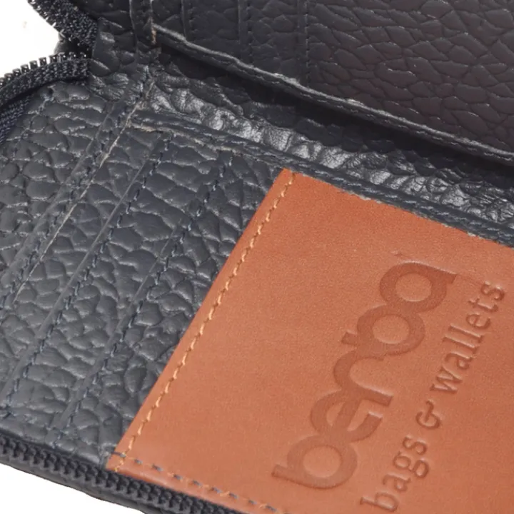 Kleine Portemonnees|Leren Portemonnees>Berba Chamonix Wallet navy