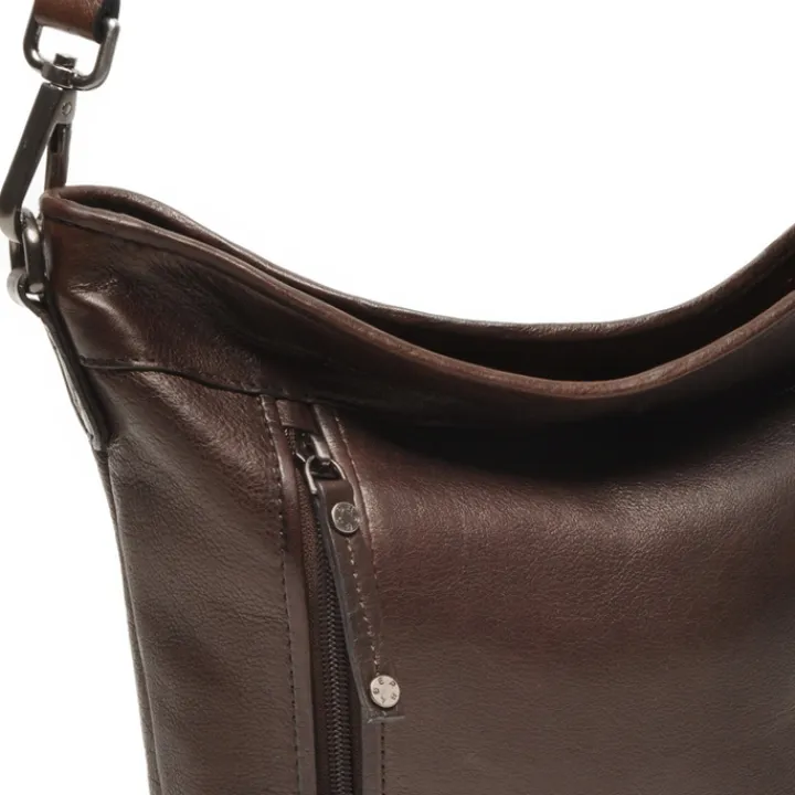 Schoudertassen|Crossbody>Berba Lucca Bucket Small chocolate