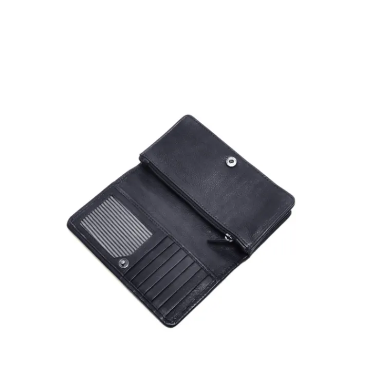 Leren Portemonnees|Heren Portemonnees>Berba Lucca Ladies Wallet L navy