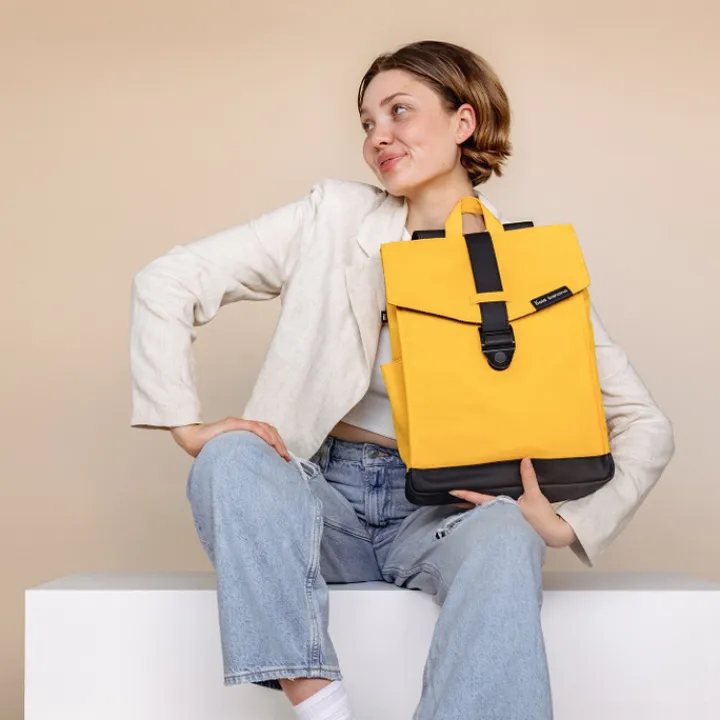 Schoolrugzak|Daypack>Bold Banana Envelope Backpack yellow raven