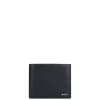 Leren Portemonnees|Heren Portemonnees>Boss New Crosstown Trif navy