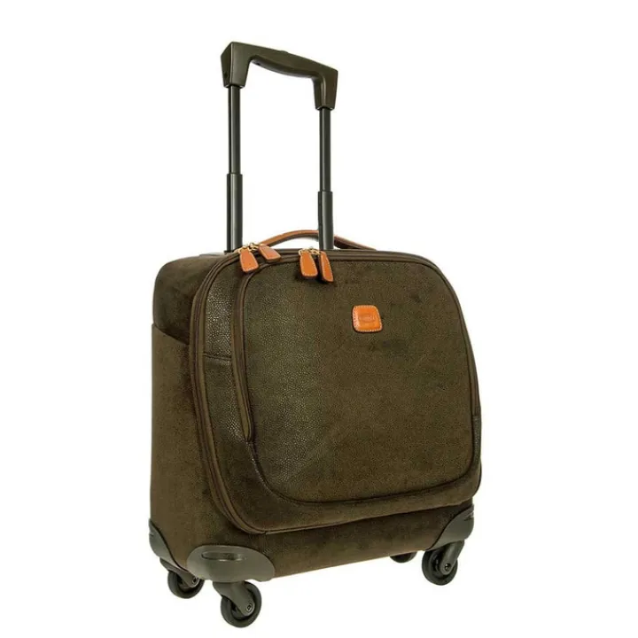 Handbagage Trolleys|Laptop Trolleys>Bric's Life Pilot Case olive