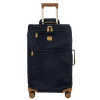 Zachte Koffers|Reiskoffers>Bric's Life Trolley 70 blue