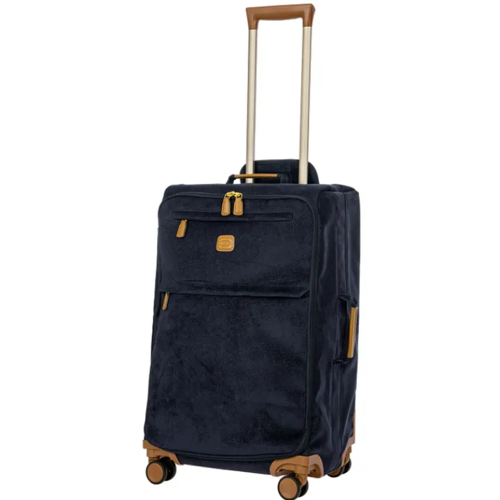 Zachte Koffers|Reiskoffers>Bric's Life Trolley 70 blue