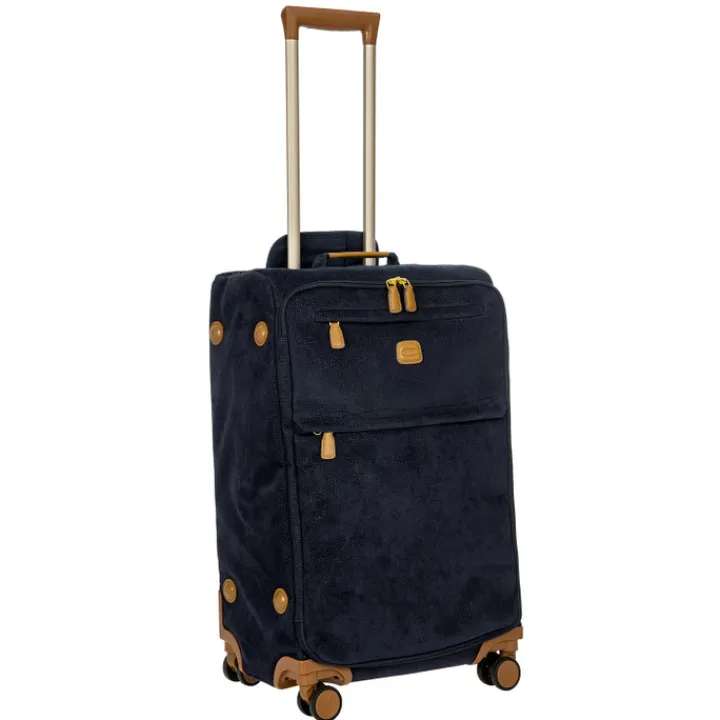 Zachte Koffers|Reiskoffers>Bric's Life Trolley 70 blue