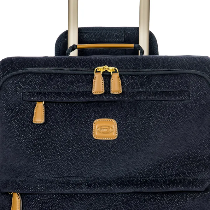 Zachte Koffers|Reiskoffers>Bric's Life Trolley 70 blue