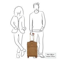 Transavia Trolleys|Handbagage Trolleys>Bric's Life Trolley 55 blue