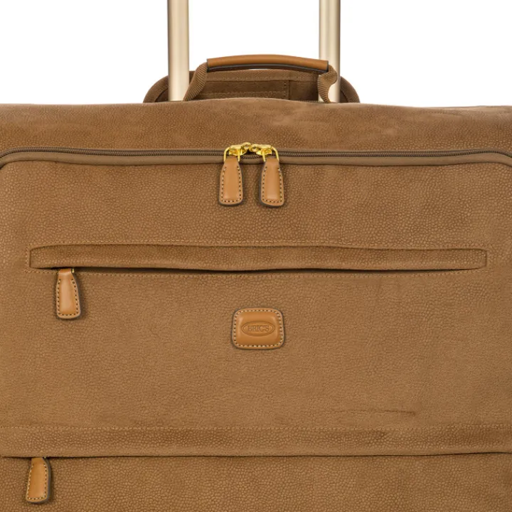 Zachte Koffers|Reiskoffers>Bric's Life Trolley 77 camel
