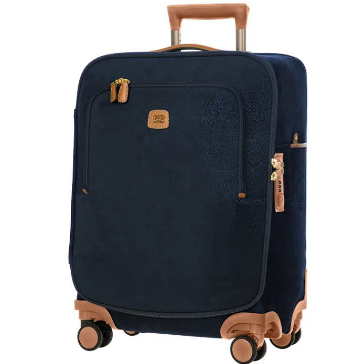 Transavia Trolleys|Handbagage Trolleys>Bric's Life Trolley 55cm blue